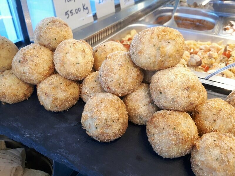 Polpettine pesce Spada fritte