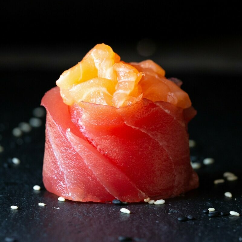 Gunkan special tonno e salmone  