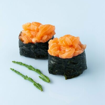 Gunkan di salmone - 2 pz
