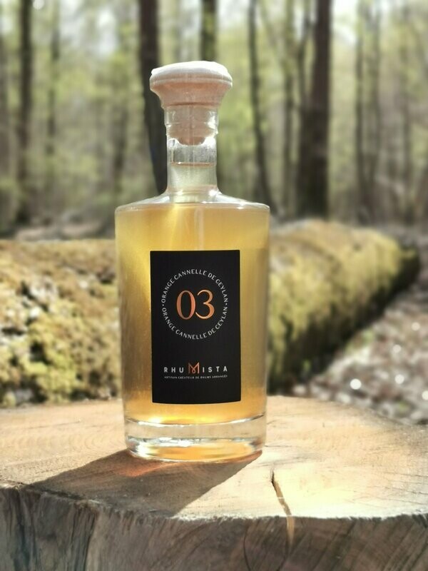03 - RhuMista orange de Sicile & cannelle de Ceylan - 50CL 36°