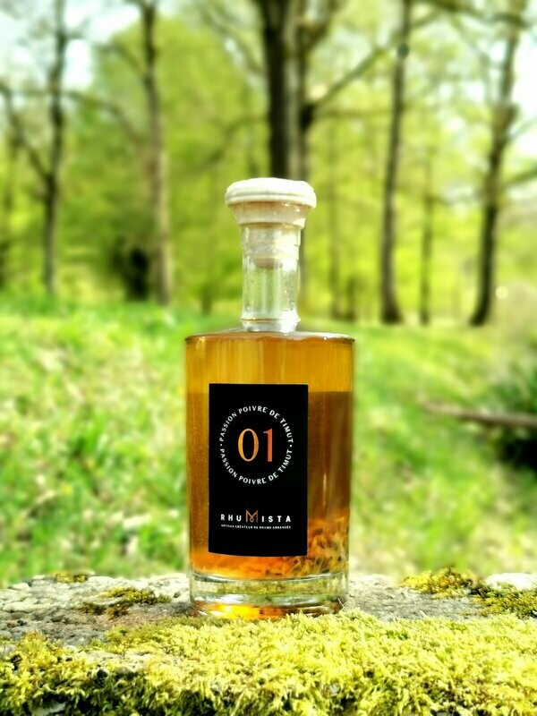 01 - RhuMista passion, poivre de Timut & fleur de sureau - 50CL 36°