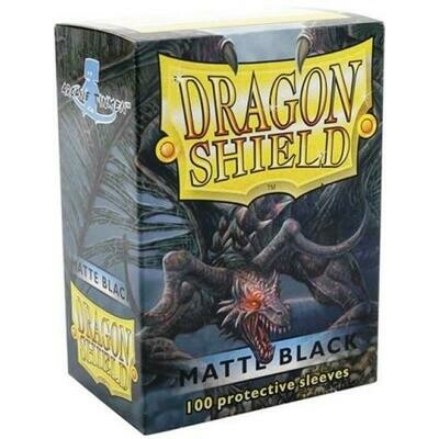 Dragon Shield Standard Sleeves - Matte Black (100 Sleeves)