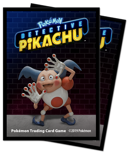 Proteggi carte standard pacchetto da 65 bustine Detective Pikachu - Mr. Mime