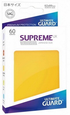 Ultimate Guard - Conf. 60 proteggicards Supreme UX Mini Giallo