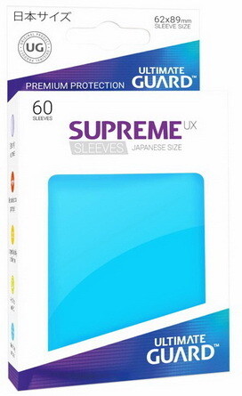 Ultimate Guard - Conf. 60 proteggicards Supreme UX Mini Azzurro [Light Blue]
