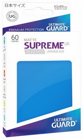 Ultimate Guard - Conf. 60 proteggicards Supreme UX Mini Matte Blu [Royal Blue]