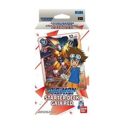 Starter Deck Digimon Card Game ST-1 Gaia Red -ENG-