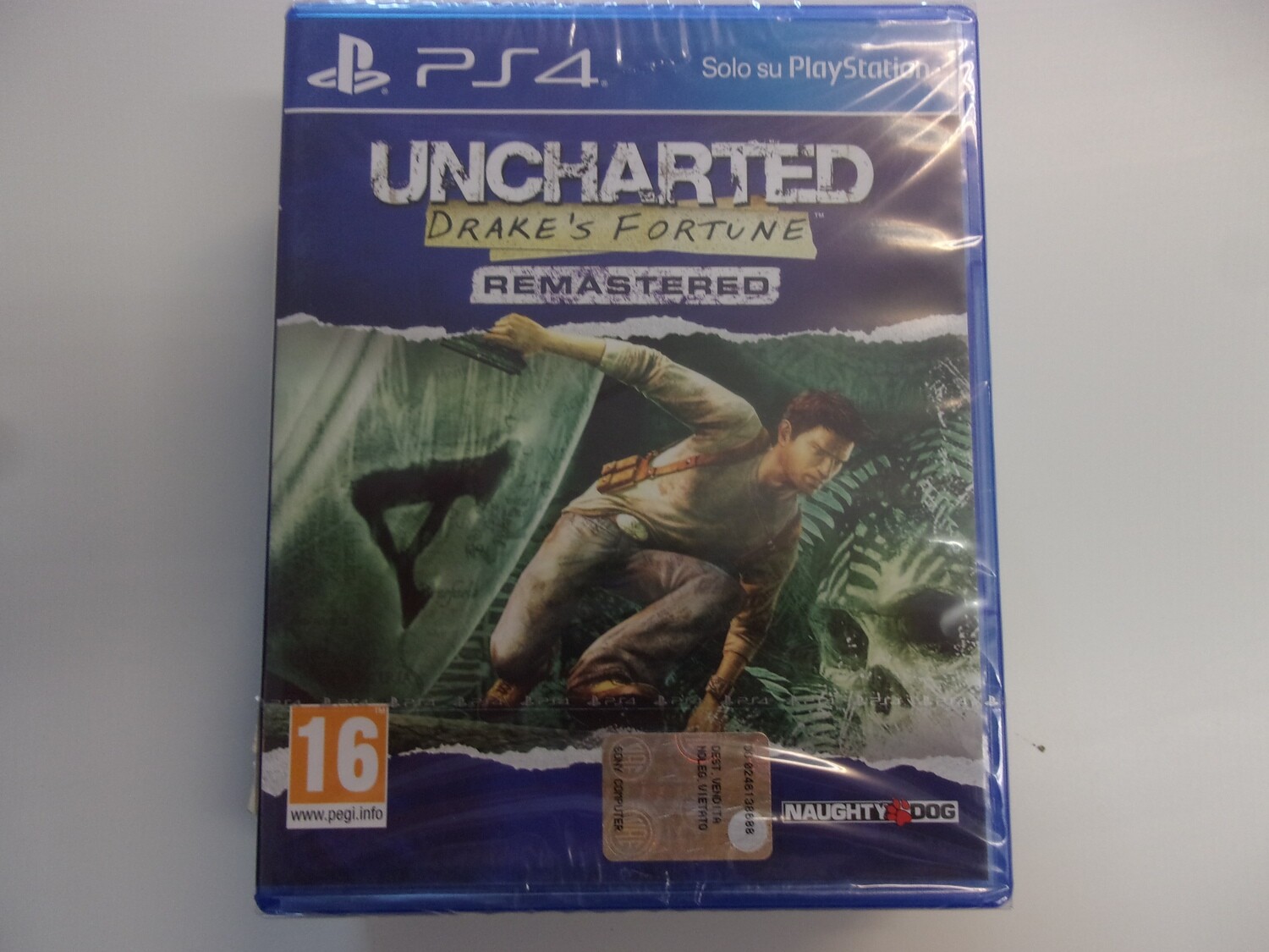Uncharted Remastered Drake's Fortune   - PS4 - NUOVO SIGILLATO