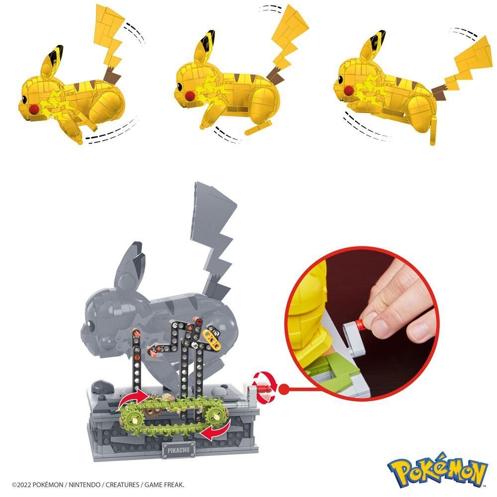 Pokémon Mega Construx Construction Set Motion Pikachu  -fine 10/2022