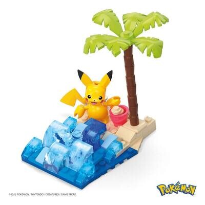 Pokémon Mega Construx Construction Set Pikachu's Beach Splash -fine 10/2022