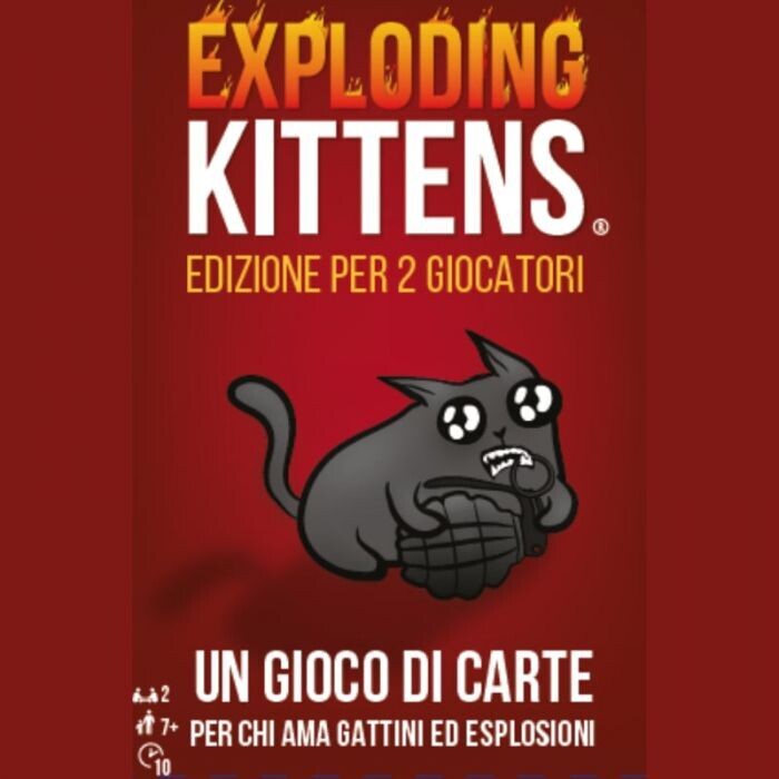 Exploding Kittens - Edizione per 2 Giocatori
-dal 06/01/2023