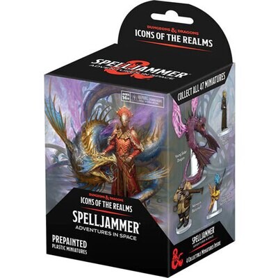 D&D Icons of the Realms Spelljammer Adventures in Space pre-painted Miniatures Ship Scale - Booster Pack