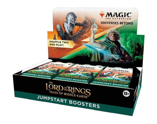 Magic the Gathering il Signore degli Anelli Racconti nella Terra di Mezzo  
Jumpstart Booster Display (18)
-ITA o ENG-
-DAL 23/06/2023-