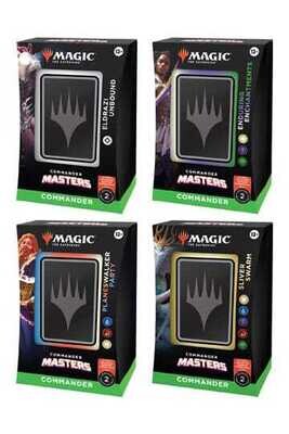 Magic the Gathering Masters Commander Decks Display (4) english-dal 04/08/2023