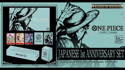 One Piece Card Game Japanese 1st Anniversary Set
-dal 29/03/2024