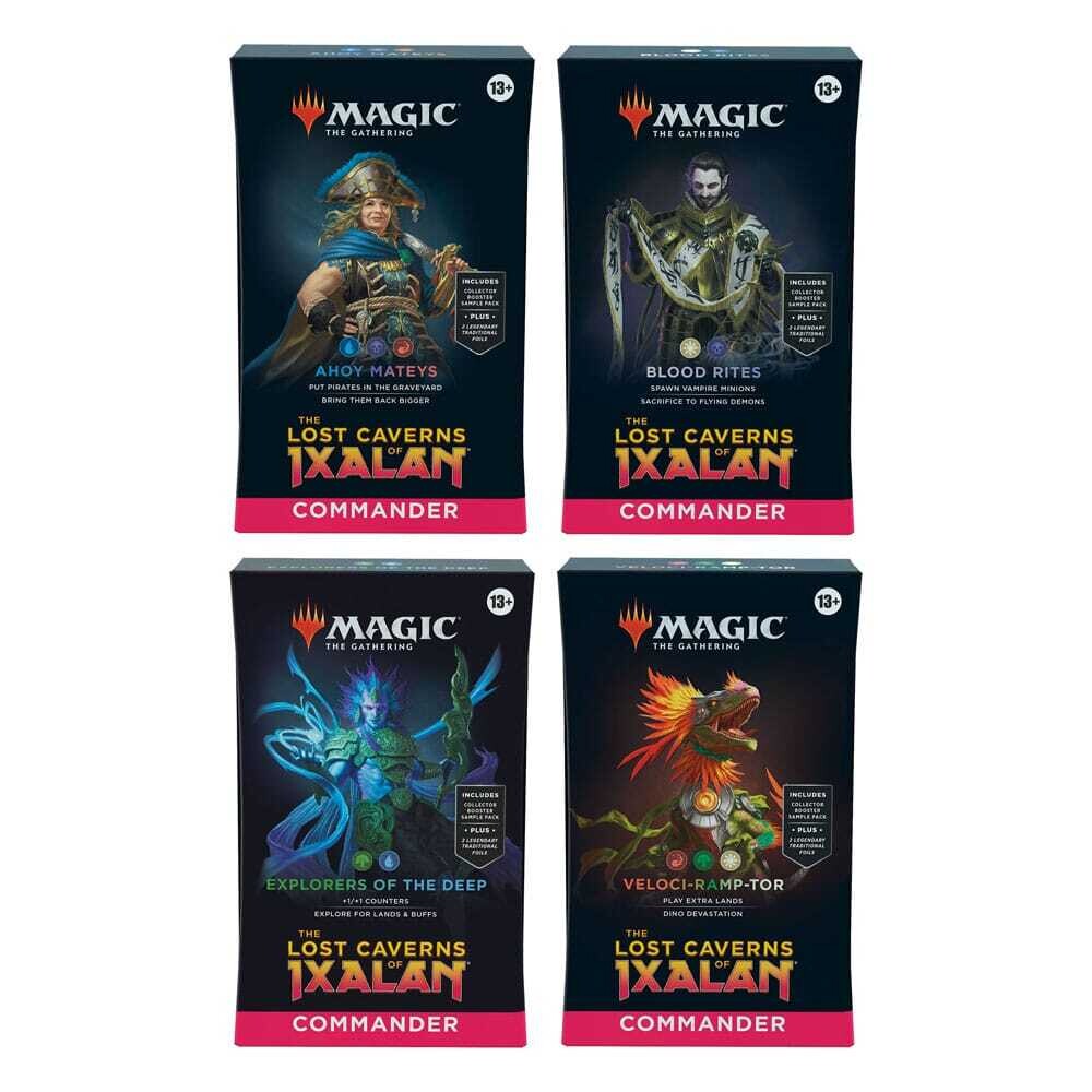 Magic the Gathering The Lost Caverns of Ixalan Commander Decks Display (4)  -ENG -  -dal 17/11/2023
