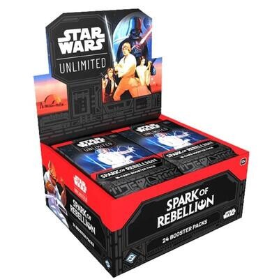 Star Wars Unlimited - Scintilla di Ribellione: Booster Box (24 Buste)
-ENG-