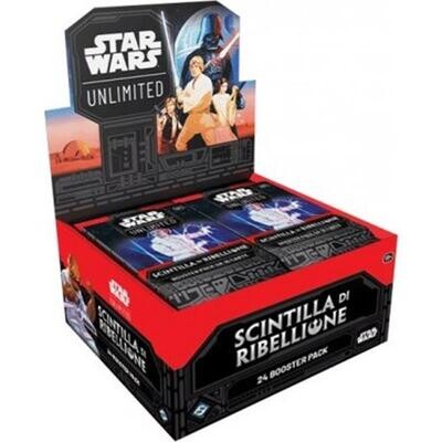 Star Wars Unlimited - Scintilla di Ribellione: Booster Box (24 Buste)
-ITA-