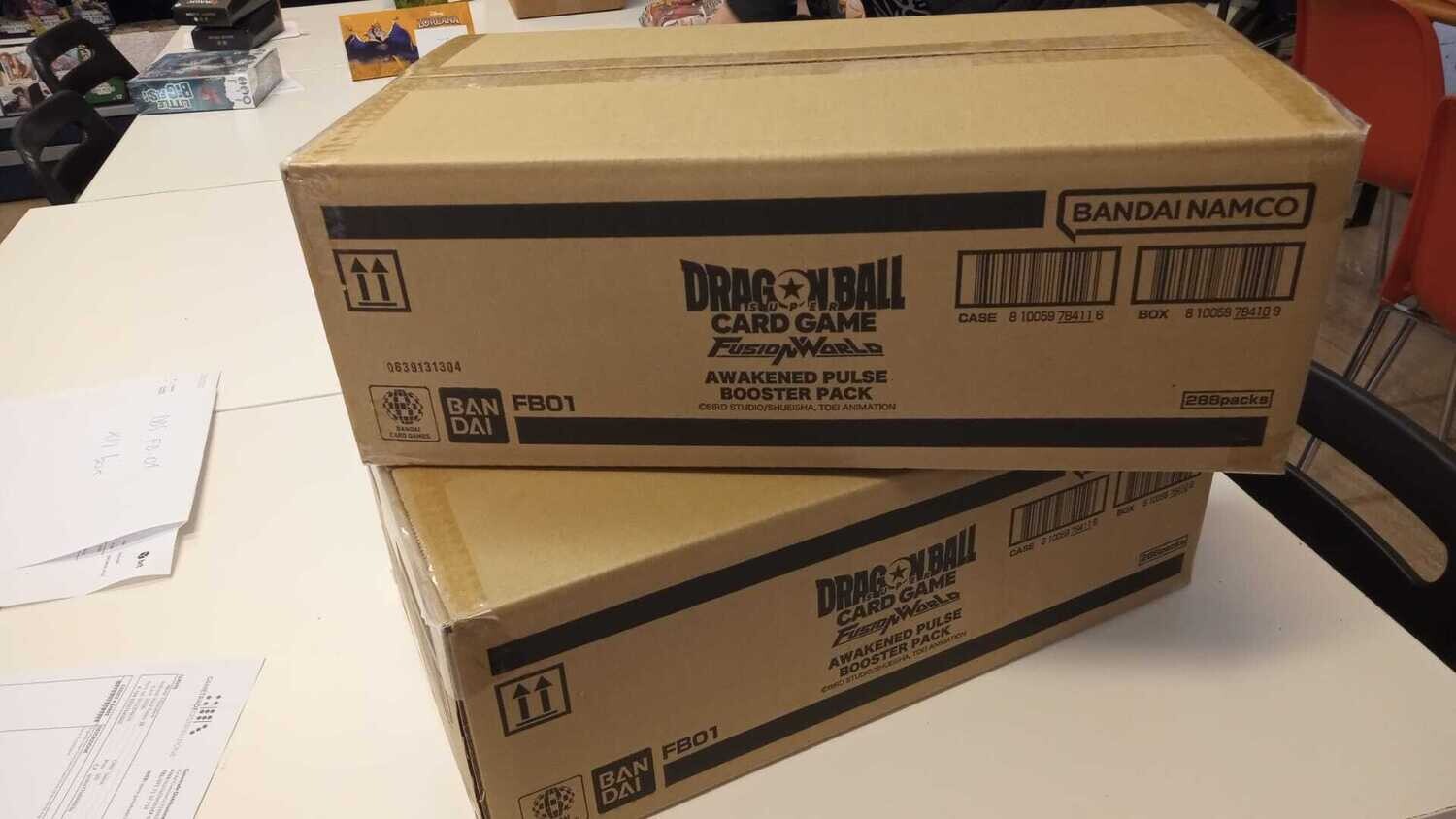1 x CASE 12 box DBSCG Fusion World 01 Box FB-01 Eng (Seconda Wave)