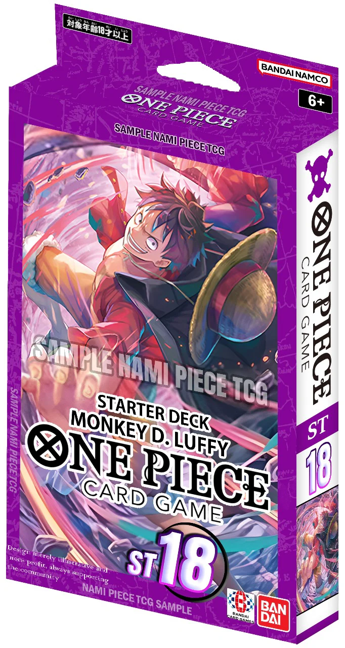 One Piece Card Game Starter Deck Purple Monkey.D.Luffy [ST-18] -dal 25/10/2024