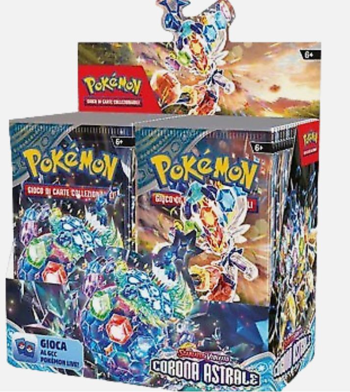 Pokemon Scarlatto e Violetto 7: CORONA ASTRALE -  Box 36 buste -ITA -
-dal 13/09/2024