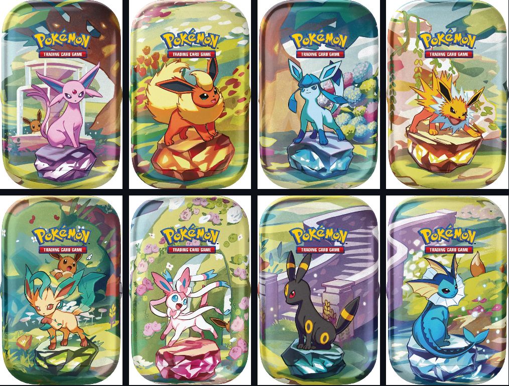 Scarlatto e Violetto Evoluzioni Prismatiche - Mini Tin – Set 8 Artwork -ULTIMO PEZZO-