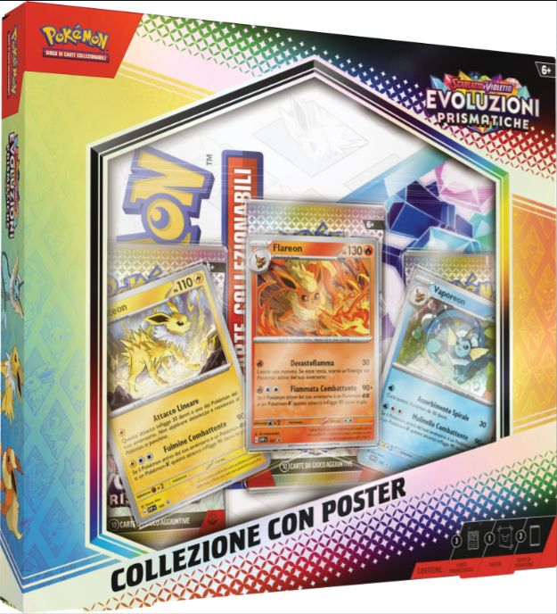Scarlatto e Violetto Evoluzioni Prismatiche - Collezione Evoluzioni Prismatiche con Poster