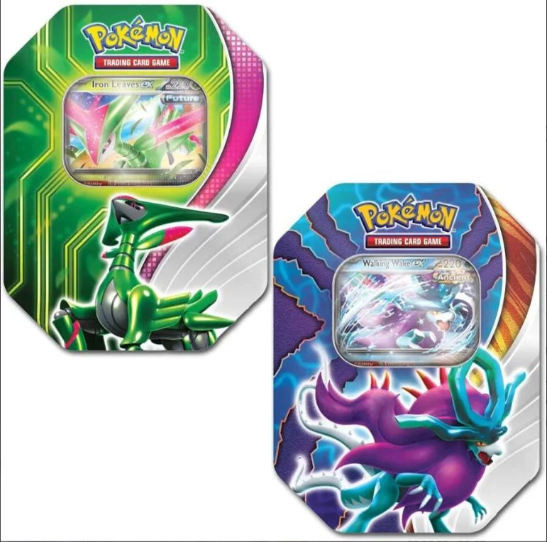 Paradox Clash ex (Walking Wake/Iron Leaves) Tins