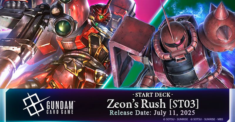 Gundam Card Game - Zeon&#39;s Rush - Starter Deck [ST03]  -dal 11/07/2025