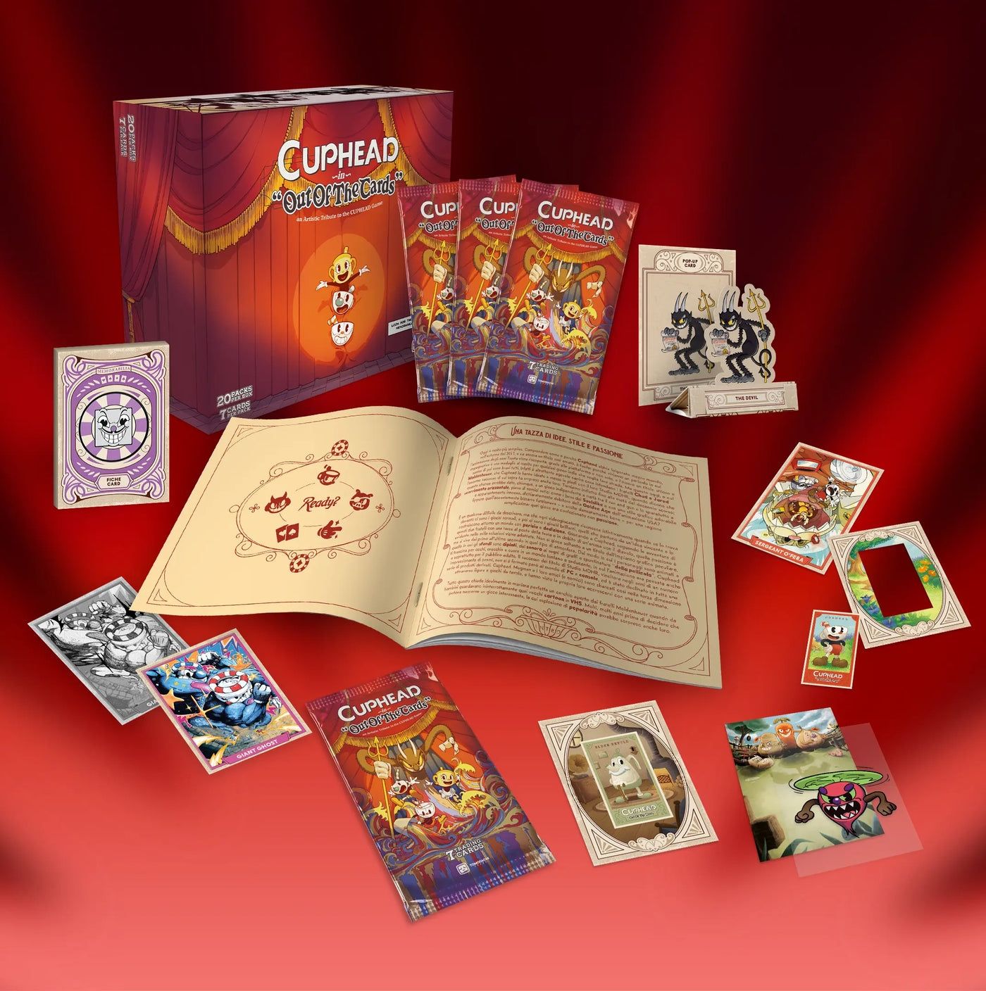 CUPHEAD - OUT OF THE CARDS - BOX (20 BUSTE)