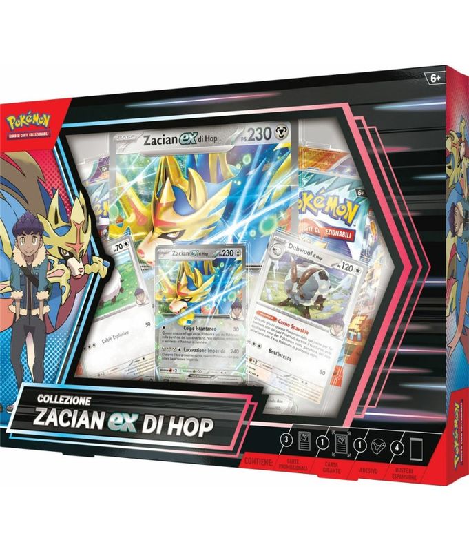 Pokemon Collezione Zacian-ex Di Hop
