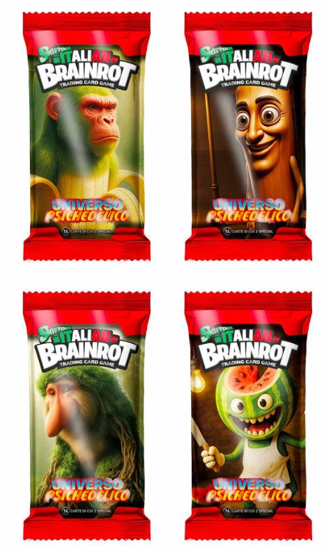 Skifidol Italian Brainrot Universo Psichedelico - Busta