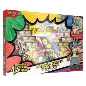 Collezione con poster premium Mega Lucario dell’espansione Megaevoluzione - Ascesa Eroica -dal 20/03/2026 Collezione con poster premium Mega Lucario dell’espansione Megaevoluzione - Ascesa Eroica -dal 20/03/2026