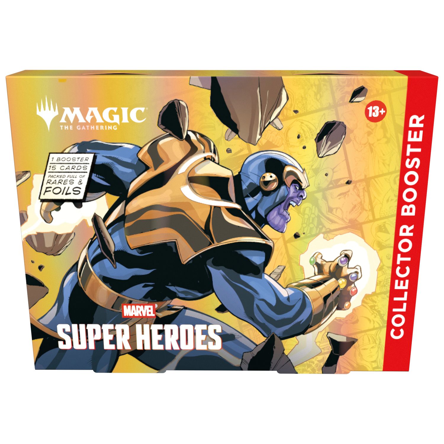 BOX COLLECTOR BOOSTER - MARVEL SUPER HEROES (12 BUSTE) - ENG -dal 26/06/2026 BOX COLLECTOR BOOSTER - MARVEL SUPER HEROES (12 BUSTE) - ENG -dal 26/06/2026