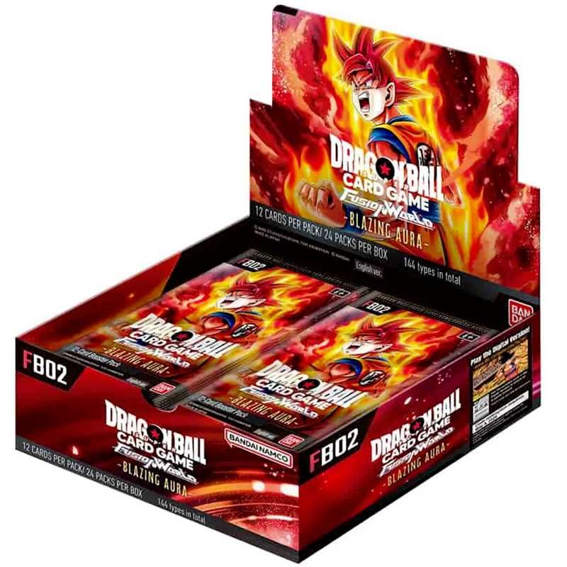 Dragon Ball Super Card Game Fusion World Box Blazing Aura FB-02 Eng Dragon Ball Super Card Game Fusion World Box Blazing Aura FB-02 Eng