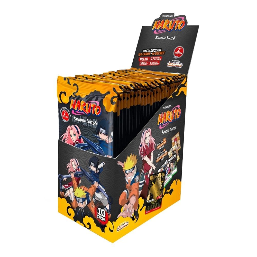 Naruto Mythos Konoha Shido Seconda Edizione Booster Box 24 bustine - ENG Naruto Mythos Konoha Shido Seconda Edizione Booster Box 24 bustine - ENG