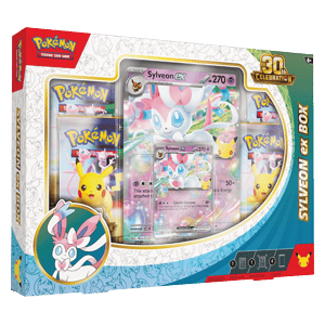 Pokemon 30° Anniversario : set da collezione Sylveon ex Pokemon 30° Anniversario : set da collezione Sylveon ex