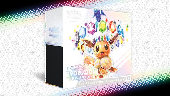 Pokemon: Scarlatto e Violetto Evoluzioni Prismatiche - set allenatore fuoriclasse Pokemon: Scarlatto e Violetto Evoluzioni Prismatiche - set allenatore fuoriclasse