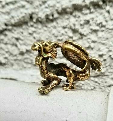 Brass Miniature Chinese Dragon