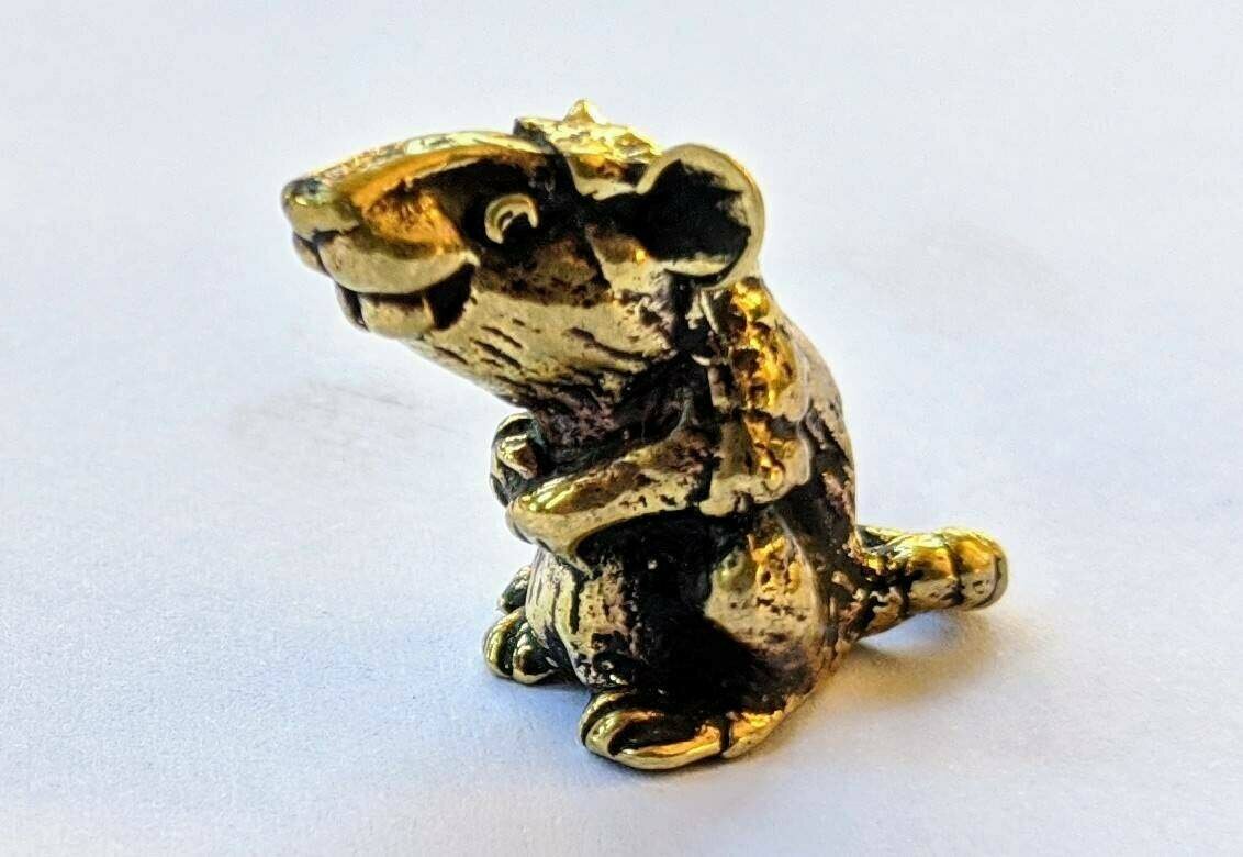 Brass Miniature Rat
