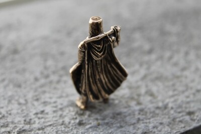Medieval Knight With Sword On Shoulder