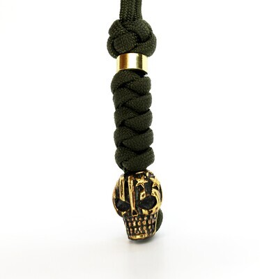 USA Skull Keychain