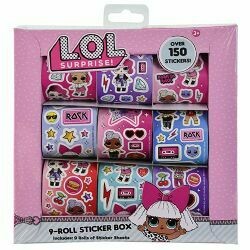 LOL Surprise 9 Roll Sticker Box