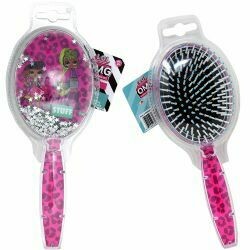 LOL OMG hair brush with floating confetti