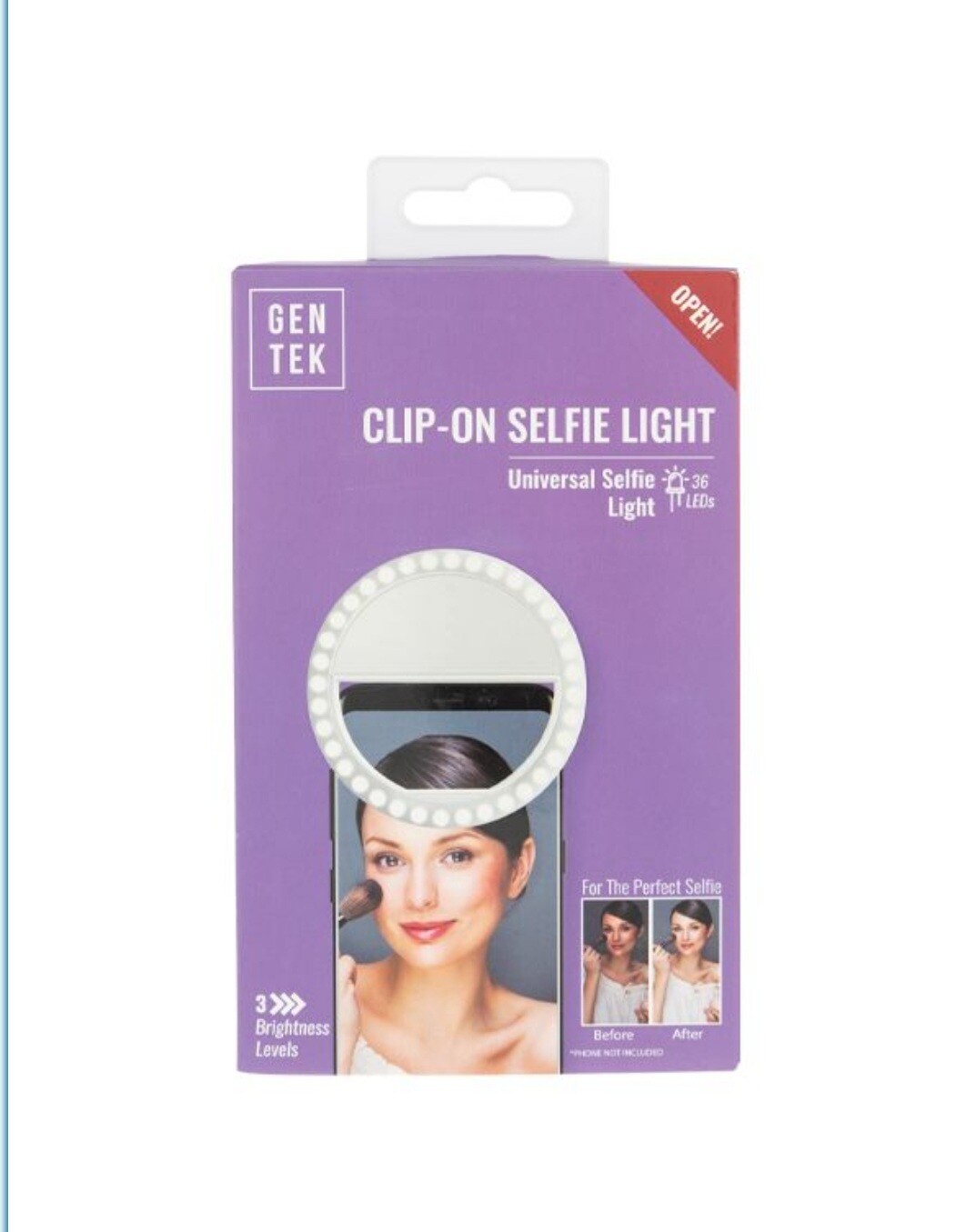 Clip on selfie light 