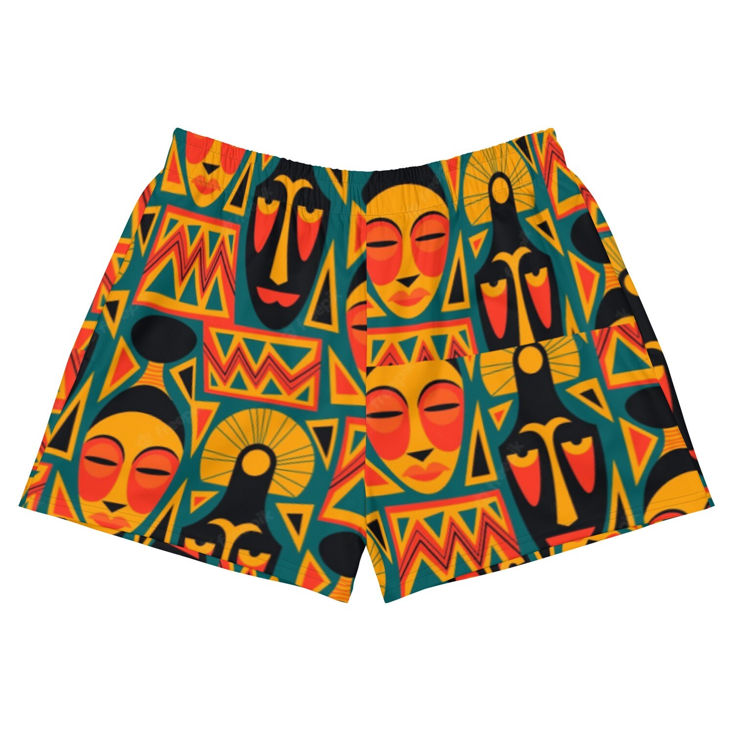 Women’s Mask Recycled Athletic Shorts