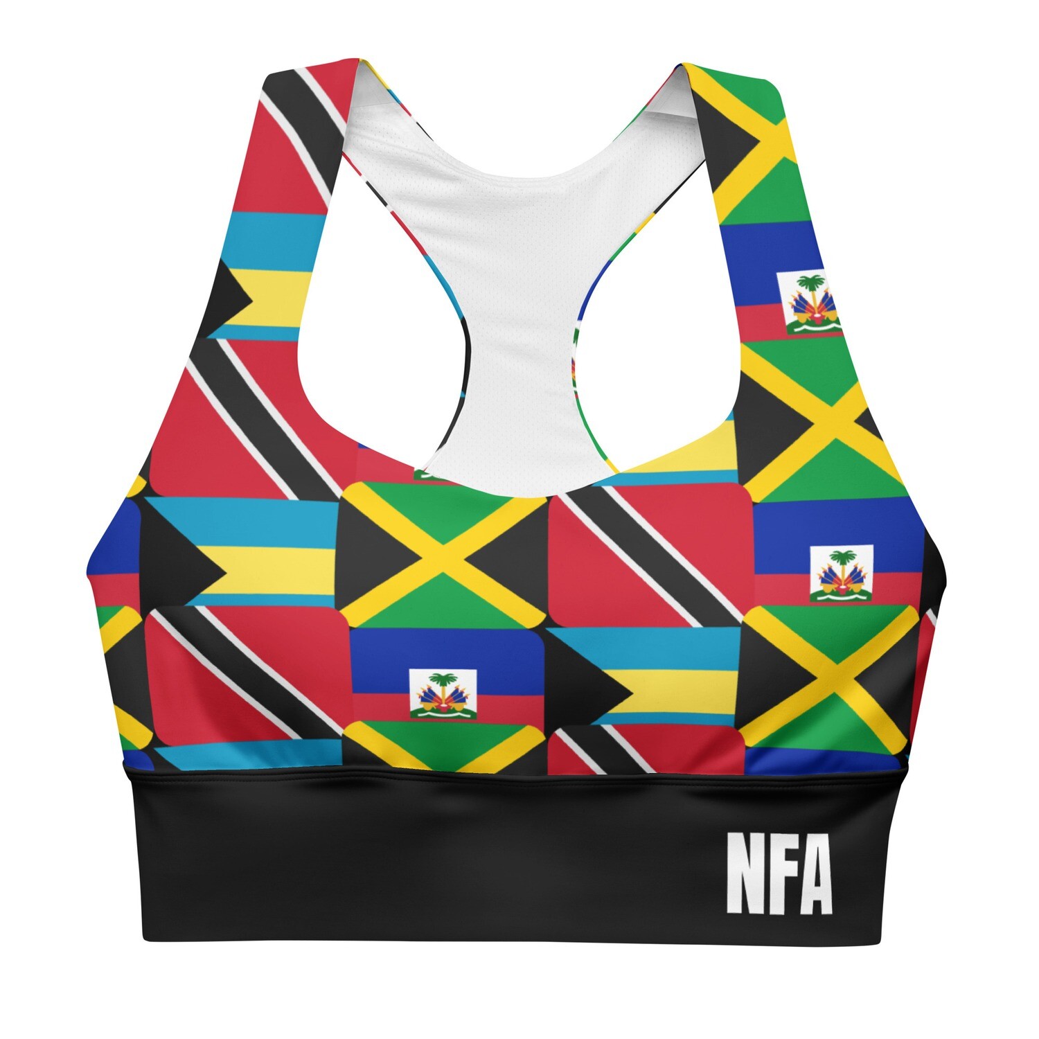 Flag Longline Sports Bra