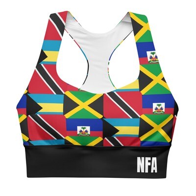 Flag Longline Sports Bra