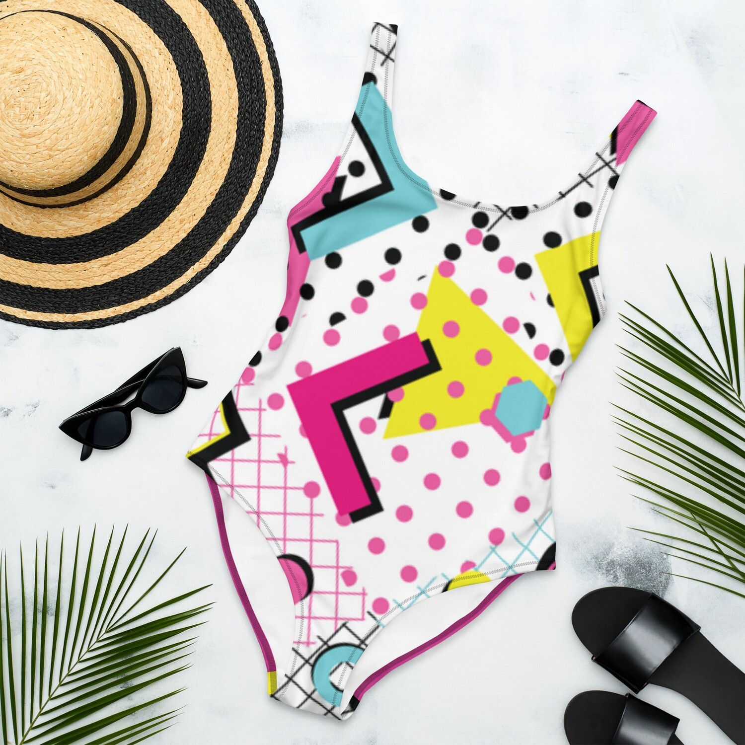 Retro One-Piece Swimsuit