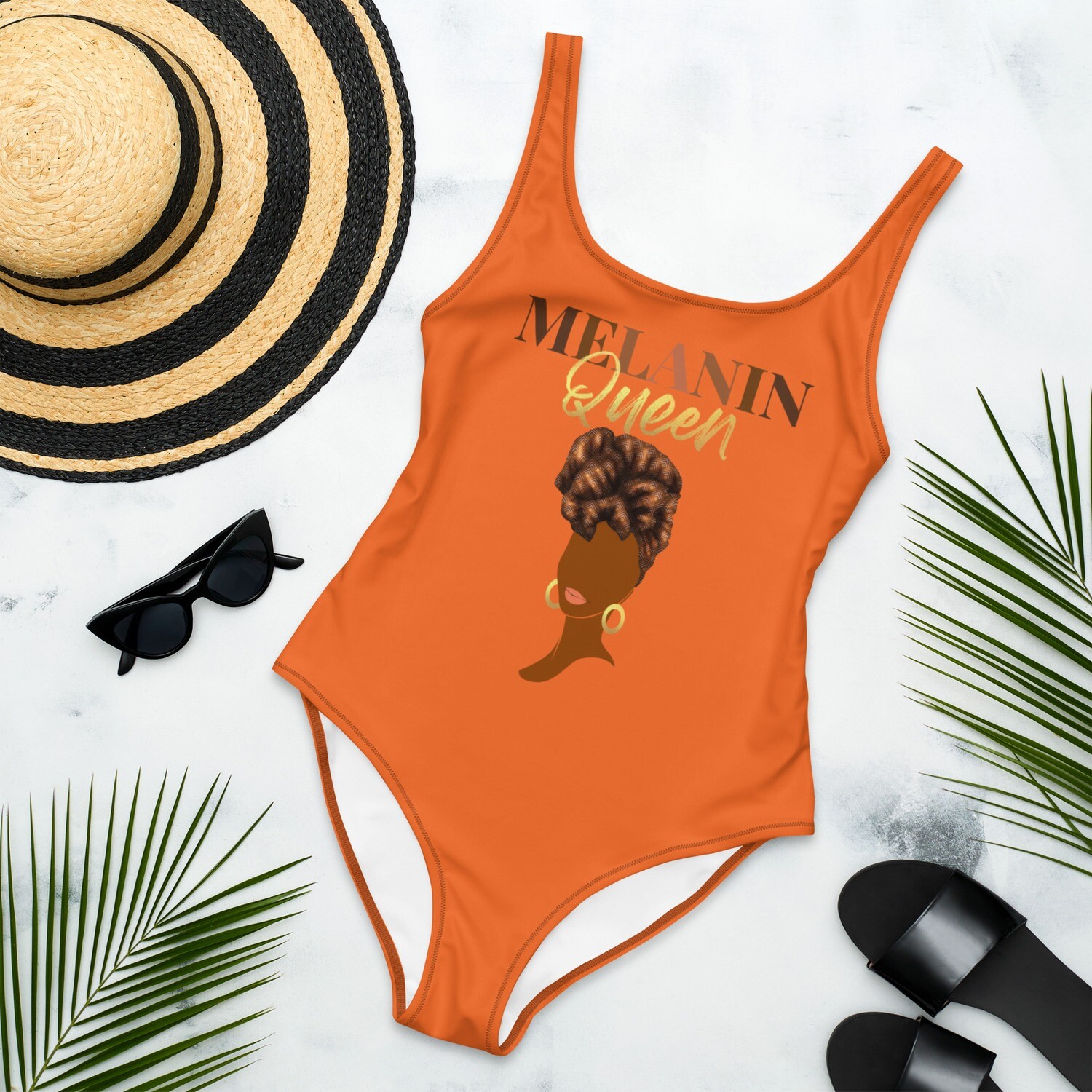 Melanin Queen One-Piece Swimsuit